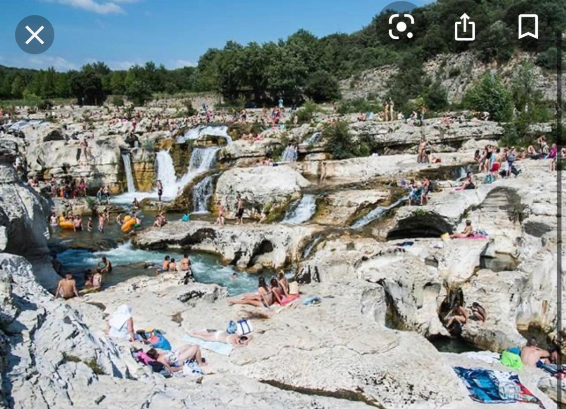 Gite Les Oliviers 10 Pers Piscine Au Calme 4 Etoiles Saint-Laurent-la-Vernède 외부 사진